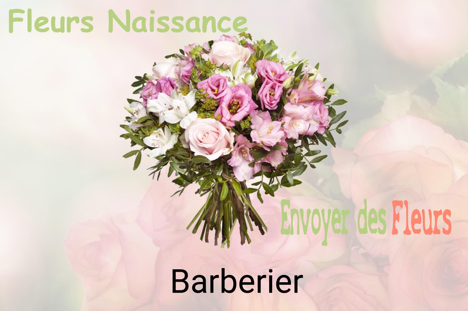 Bouquet de fleurs de naissance livré à Barberier